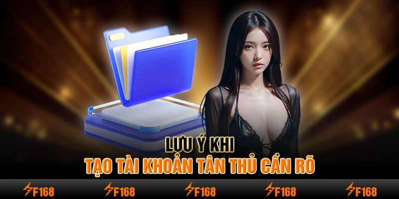 Lưu ý khi tạo tài khoản tân thủ cần rõ